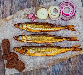 Корюшка х/к 22-25+ Зубатка 2 кг коробка Сахалин