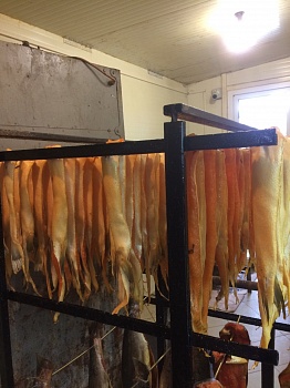 Теша сёмги 3+ см. х/к 2 кг. коробка