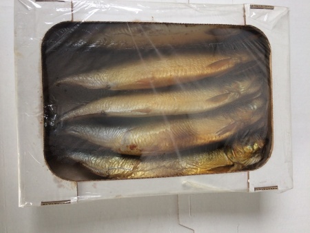 Сельдь холодного копчения 350+ 2 кг. коробка фото в магазине Рыба-Сочи.рф