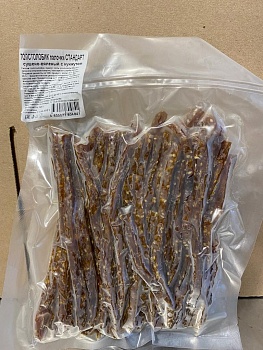 Толстолобик солёно-сушеный палочки с кунжутом 500 грамм пачка