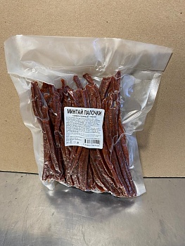 Минтай солёно-сушёный палочки с перцем 1 кг. грамм пачка