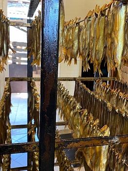 Мойва холодного копчения 2 кг. коробка